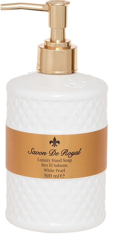 Mydło w płynie do rąk - Savon De Royal Luxury Hand Soap White Pearl — Zdjęcie N1