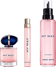 Giorgio Armani My Way - Zestaw (edp/100ml + edp/30ml + edp/mini/10ml) — Zdjęcie N3