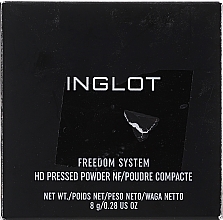 Kup PRZECENA! Kompaktowy puder do twarzy - Inglot Freedom System HD Pressed Powder Round *