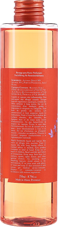 Wkład do dyfuzora zapachowego Bursztyn i heliotrop - Collines de Provence Bouquet Aromatique Amber & Heliotrop (wymienny wkład)  — Zdjęcie N2