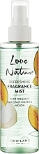 Spray do ciała o smaku kokosa i melona - Oriflame Love Nature Refreshing Fragrance Mist  — Zdjęcie N1