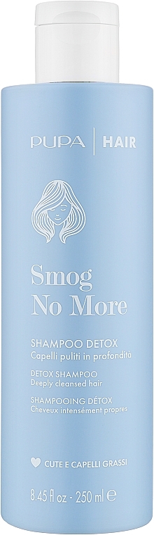 Szampon do skóry głowy i włosów przetłuszczających się - Pupa Smog No More Detox Shampoo — Zdjęcie N1