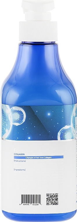 Nawilżający szampon z odżywką do włosów 2 w 1 - Farmstay Collagen Water Full Moist Shampoo And Conditioner — Zdjęcie N2