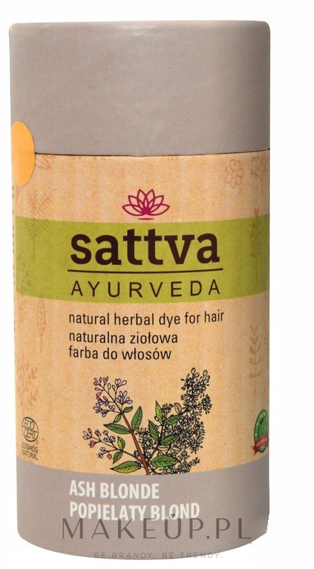 Naturalna ziołowa farba do włosów - Sattva Ayurveda — Zdjęcie Ash Blond