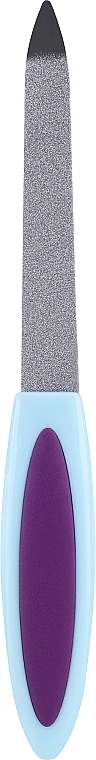 Szafirowy pilnik do paznokci 13,5 cm, niebiesko-fioletowy, 77104 - Top Choice — Zdjęcie N1