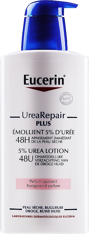 Balsam do ciała z dozownikiem - Eucerin Urearepair Plus Lotion 5% Fragrance — Zdjęcie N1
