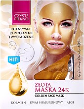 Kup Złota maska 24k na tkanine do twarzy Intensywne odmłodzenie i wygładzenie - Czyste Piękno
