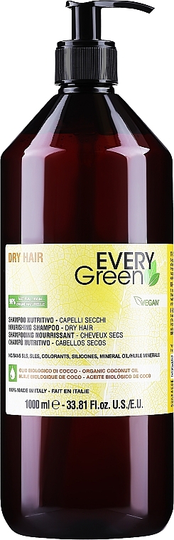 Szampon do włosów suchych - EveryGreen Dry Hair Nourishing Shampoo — Zdjęcie N3