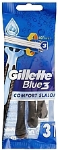 Kup Zestaw jednorazowych maszynek do golenia, 3 szt. - Gillette Blue 3 Comfort Slalom