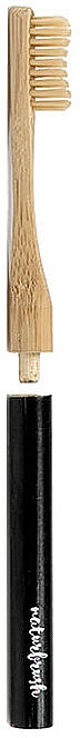 Bambusowa rączka do szczoteczki do zębów, czarna - NaturBrush Headless — Zdjęcie N1
