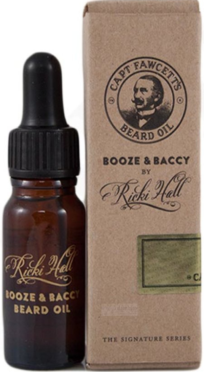 Olejek do brody - Captain Fawcett Ricki Hall's Booze & Baccy Beard Oil  — Zdjęcie N1