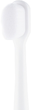 Szczoteczka do zębów z mikrofibry, biała - Kumpan M02 Microfiber Toothbrush  — Zdjęcie N2