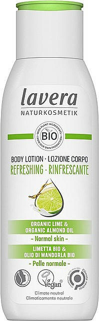 Odświeżający balsam do ciała Limonka i migdał - Lavera Lime & Almond Refreshing Body Lotion — Zdjęcie N1