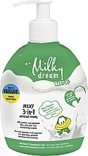 Uniwersalny płyn czyszczący do włosów, kąpieli i mycia dzieci - Milky Dream Baby — Zdjęcie N1