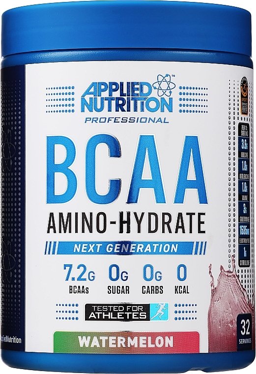 Odżywka dla sportowców Arbuz - Applied Nutrition BCAA Amino-Hydrate Watermelon — Zdjęcie N4
