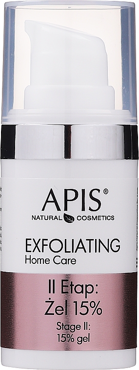 Złuszczający zestaw do twarzy - APIS Professional Exfoliating Home Care (emuls 15 ml + gel 15 ml) — Zdjęcie N2