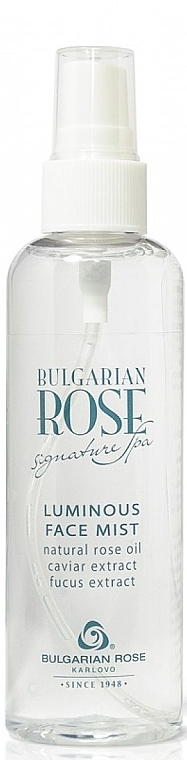 Mgiełka do twarzy - Bulgarian Rose Signature Spa Luminous Face Mist — Zdjęcie N1