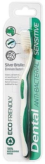Szczoteczka do zębów, zielona - Dental Sensitive Anti-bacterial Toothbrush — Zdjęcie N1