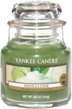 Świeca zapachowa w słoiku - Yankee Candle Vanilla Lime — Zdjęcie N4