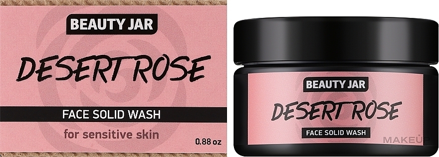 Mydło do twarzy Desert Rose - Beauty Jar Face Solid Wash  — Zdjęcie N2