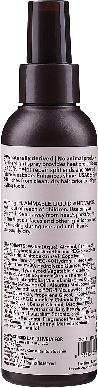 Spray termoochronny do włosów - Macadamia Professional Thermal Protectant Spray — Zdjęcie N2