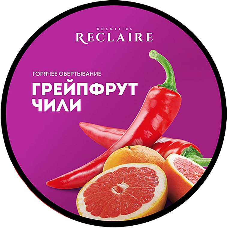 Gorący okład antycellulitowy Grejpfrut i chili - Reclaire