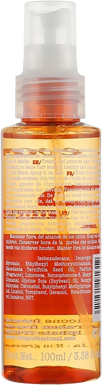 Olejek do włosów chroniący przed promieniami UVA-B - Eva Professional E-Line Sun Protector Oil — Zdjęcie N2