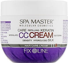 Wzmacniający krem do włosów z keratyną - Spa Master Hair Care Cream with Keratin — Zdjęcie N1