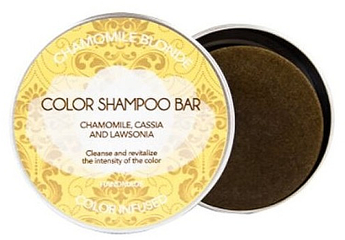 Szampon w kostce do włosów blond - Biocosme Bio Solid Chamomile Blonde Color Shampoo Bar — Zdjęcie N1