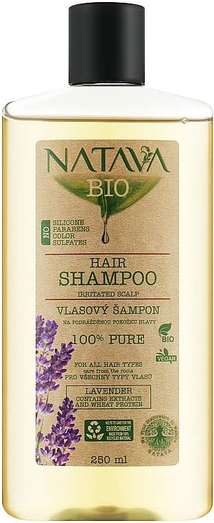 Szampon do włosów Lawenda - Natava — Zdjęcie N2