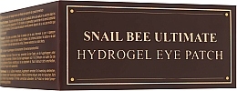 Hydrożelowe plastry pod oczy z mucyną ślimaka i jadem pszczelim - Benton Snail Bee Ultimate Hydrogel Eye Patch — Zdjęcie N2