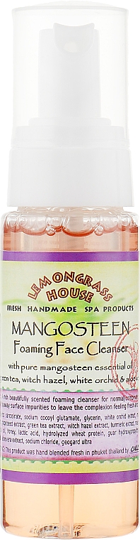 Pianka do mycia Mangosteen - Lemongrass House Foaming Face Cleanser — Zdjęcie N1