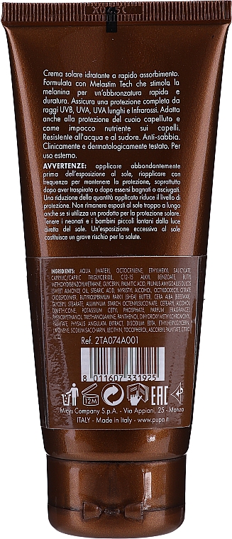 Nawilżający krem ​​przeciwsłoneczny do całego ciała SPF 30 - Pupa Multifunction Sunscreen Cream — Zdjęcie N4