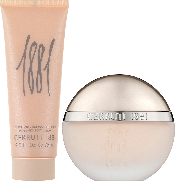 Cerruti 1881 Pour Femme - Zestaw (edt 50 ml + sh/gel 75 ml) — Zdjęcie N2