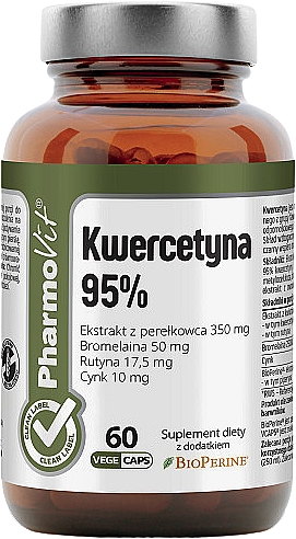 Suplement diety Kwercetyna 95% 60 szt. - Pharmovit Clean Label — Zdjęcie N1
