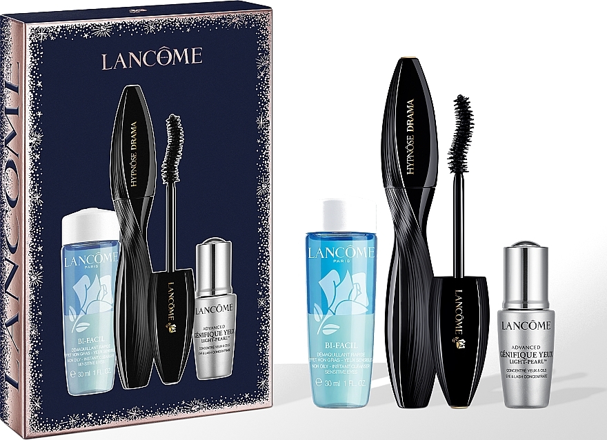 Zestaw - Lancome Hypnose Drama (mascara/6.5g + lot/30ml + eye/ser/5ml) — Zdjęcie N1