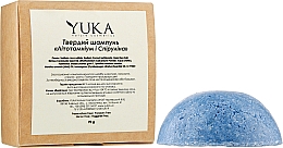 Szampon do włosów w kostce ze spiruliną - Yuka — Zdjęcie N2