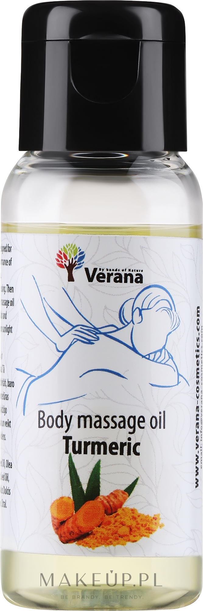 Olejek do masażu ciała Turmeric - Verana Body Massage Oil — Zdjęcie 30 ml