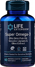 Kup Kwas Omega-3 w żelowych kapsułkach - Life Extension Super Omega-3 Enteric Coated Softgels