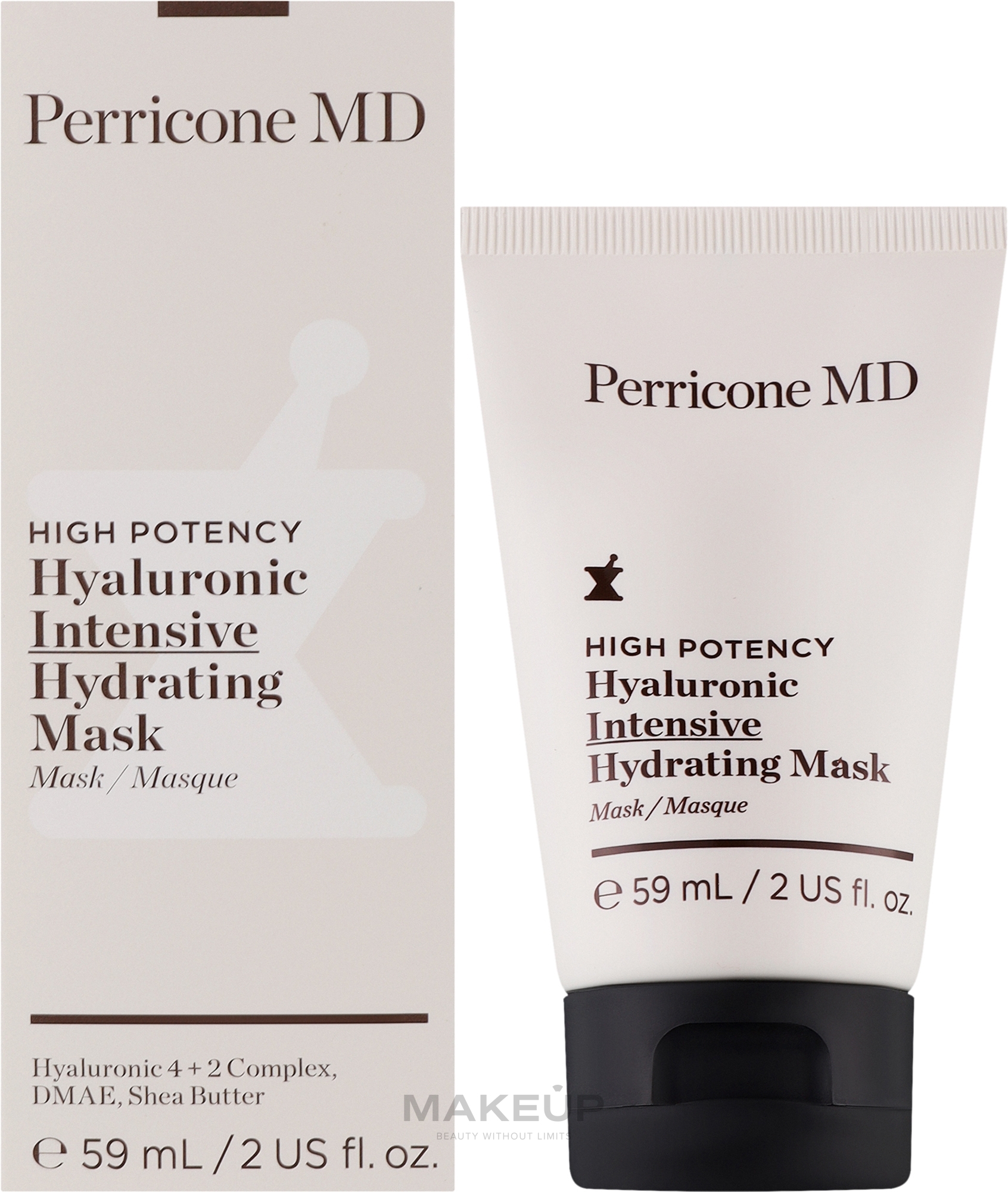 Intensywna maska nawilżająca - Perricone MD High Potency Hyaluronic Intensive Hydrating Mask — Zdjęcie 59 ml