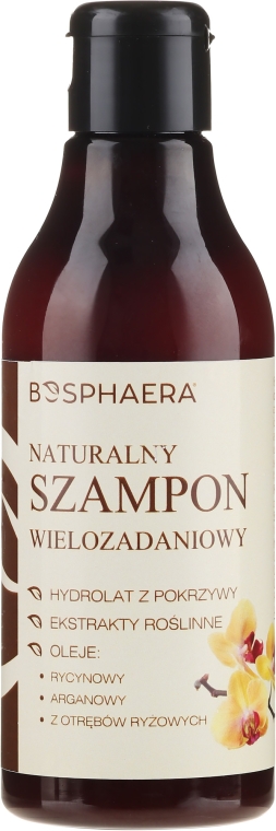 Naturalny szampon wielozadaniowy do włosów - Bosphaera — Zdjęcie N1
