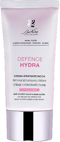 Bogaty krem nawilżający do twarzy - BioNike Defense Hydra Rich Moisturizing Cream — Zdjęcie N1