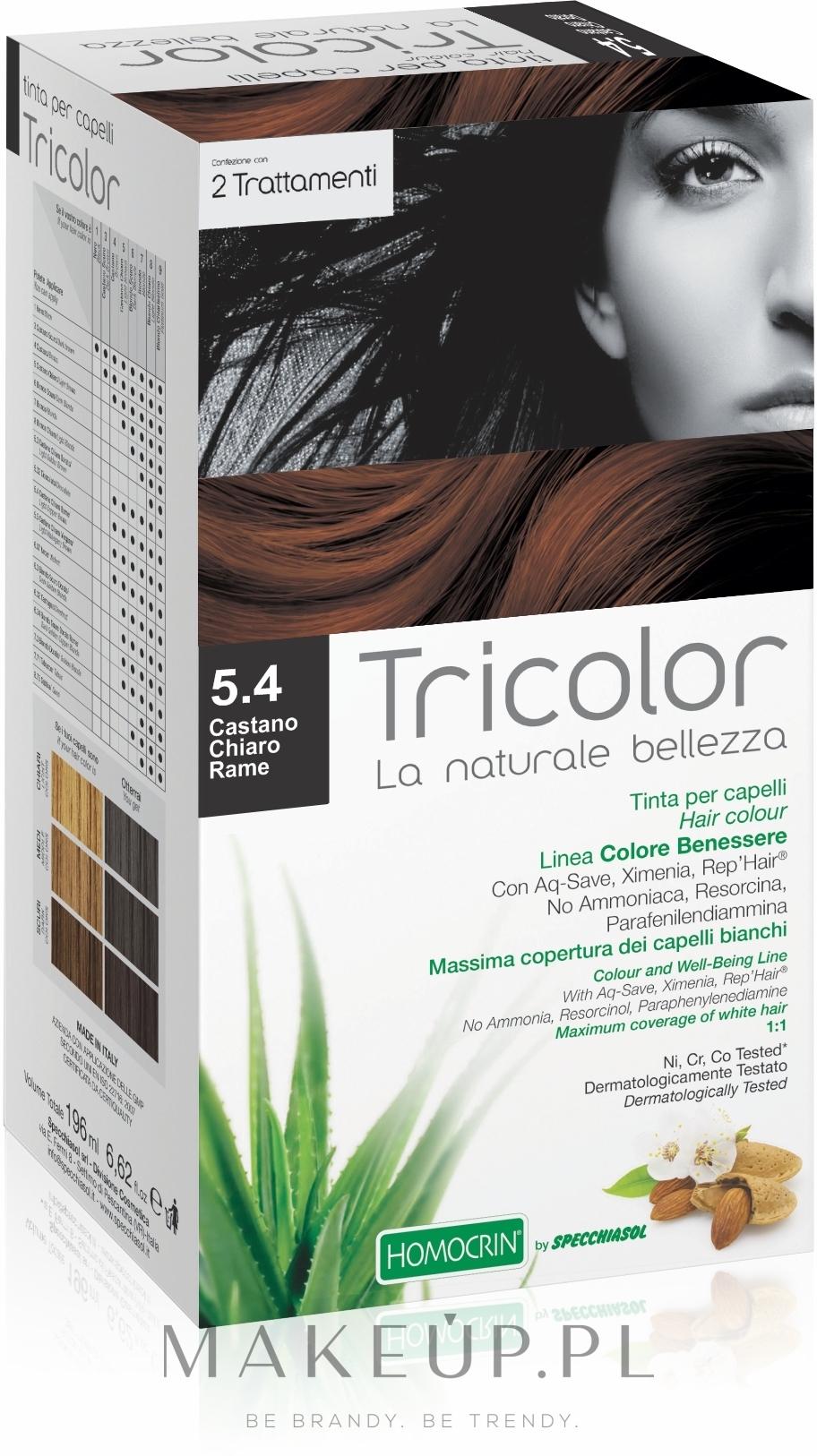 Farba do włosów - Specchiasol Tricolor  — Zdjęcie 5/4