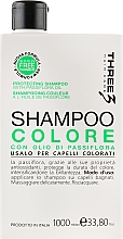 Szampon do włosów farbowanych z olejkiem z marakui - Faipa Roma Three Color Shampoo — Zdjęcie N3