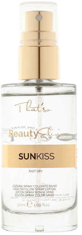 Transparentny samoopalacz do twarzy - That's So Beauty Elixir Sun Kiss — Zdjęcie N1