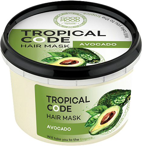Maska do włosów z awokado - Good Mood Tropical Code Hair Mask Avocado — Zdjęcie N1