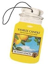 Zapach do samochodu - Yankee Candle Sicilian Lemon Car Jar Ultimate — Zdjęcie N1