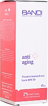 Uspokajający krem przeciwzmarszczkowy - Bandi Medical Expert Anti Aging Anti-wrinkle Soothing Cream SPF 50 2% Pantenol + Hyaluronic Acid — Zdjęcie N2