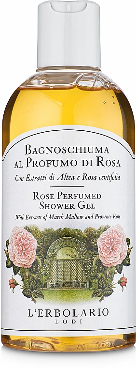 Perfumowana pianka do kąpieli Róża - L'Erbolario Bagnoschiuma al Profumo di Rosa — Zdjęcie N2