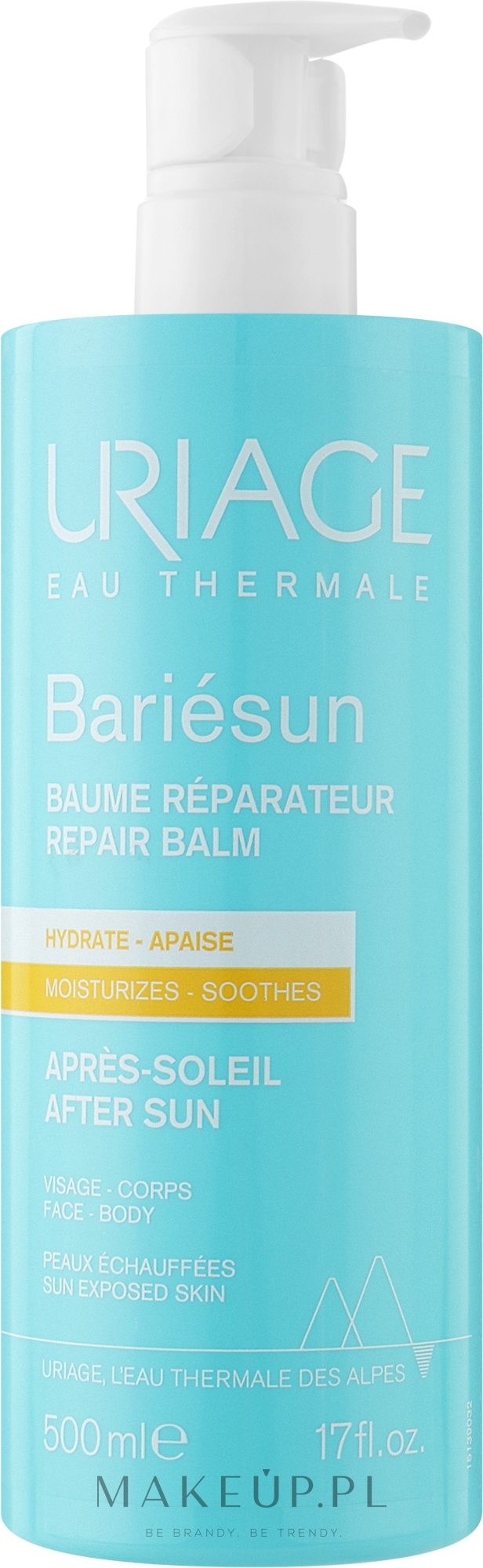 Naprawczy balsam po opalaniu - Uriage Bariesun Repair Balm After Sun — Zdjęcie 500 ml